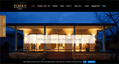 Desktop Screenshot of brennerei-feller.de